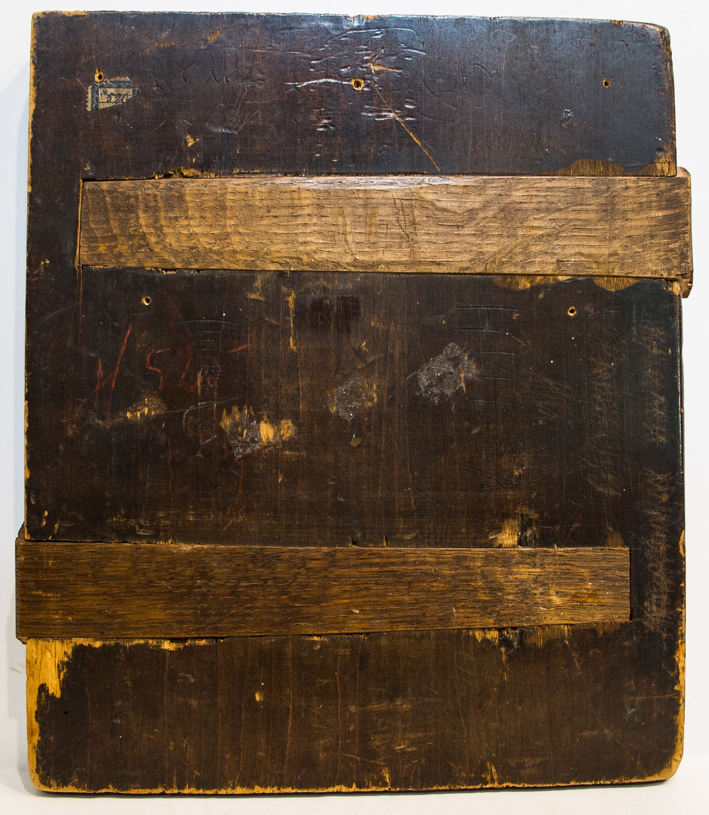 Antique, 19th century, Orthodox Russian Icon of Three Saints: Simon, Guriy and Aviv. | 3862 |