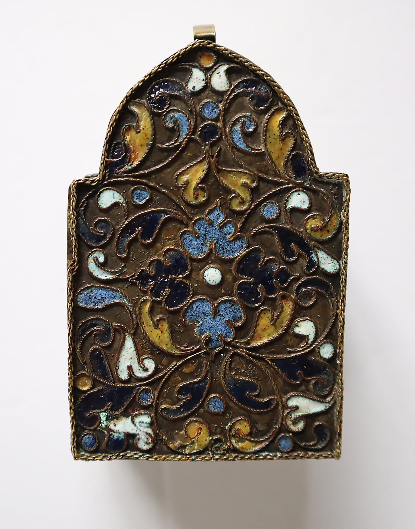 ANTIQUE 19c RUSSIAN PAINTED ICON: Triptych icon of the Diesis | 5114 |