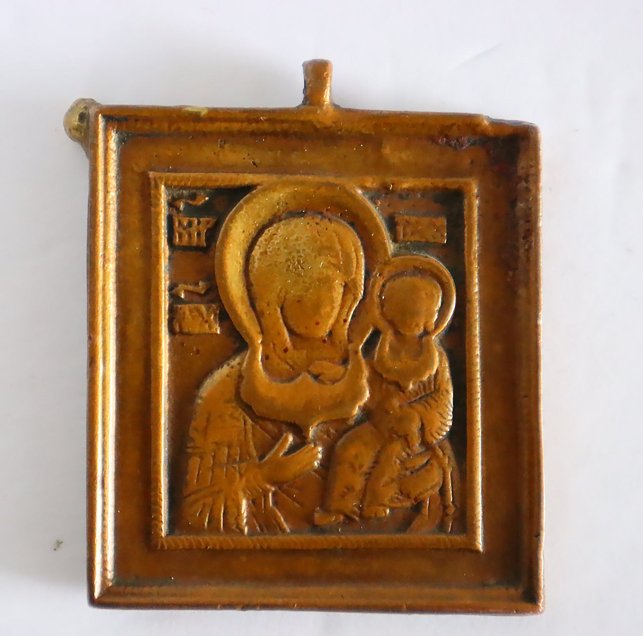 Antiques, Orthodox, Russian Bronze icon: Mother of God | 5431 |