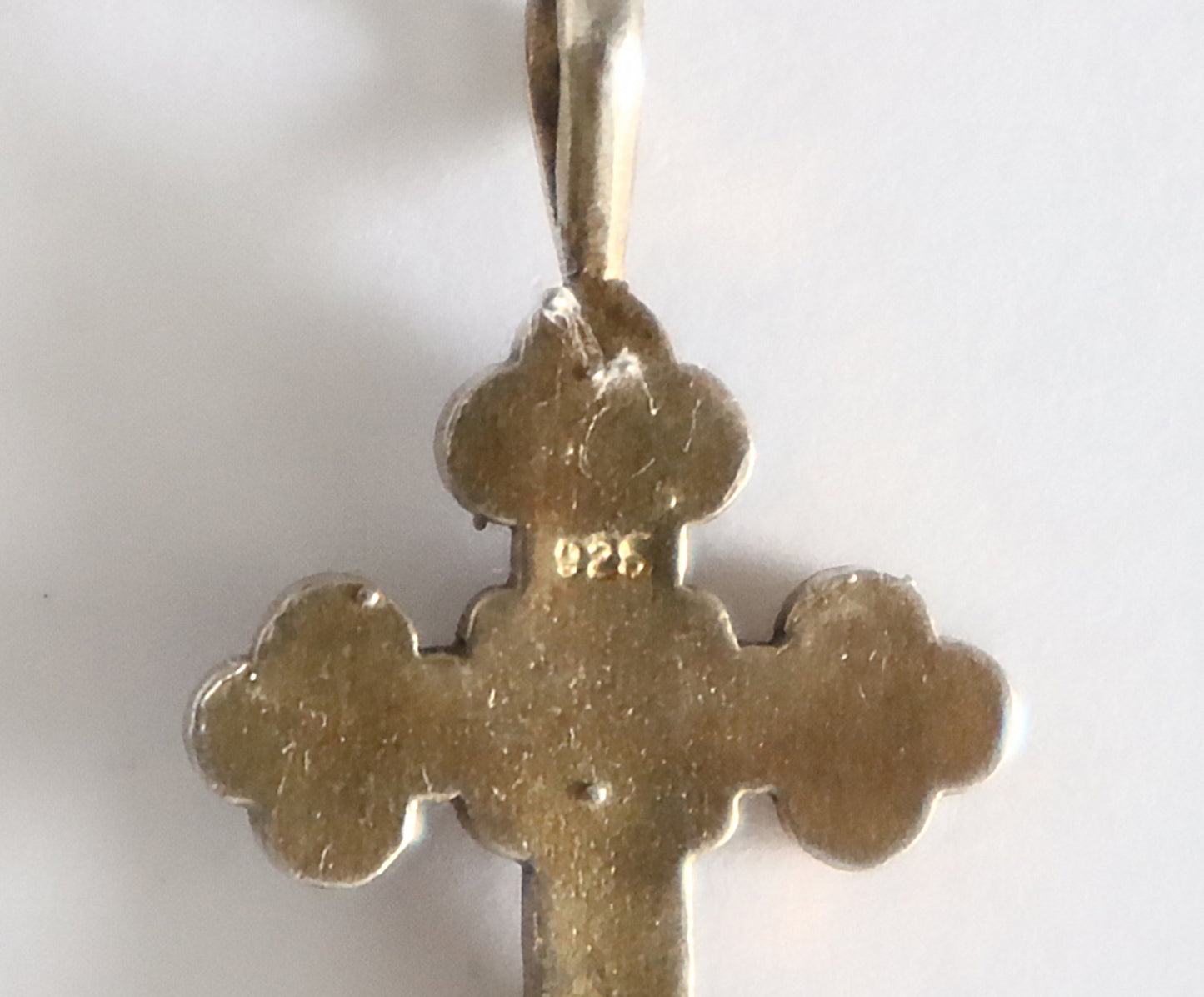 Russian Silver Cross with blue enamel | 5662 |
