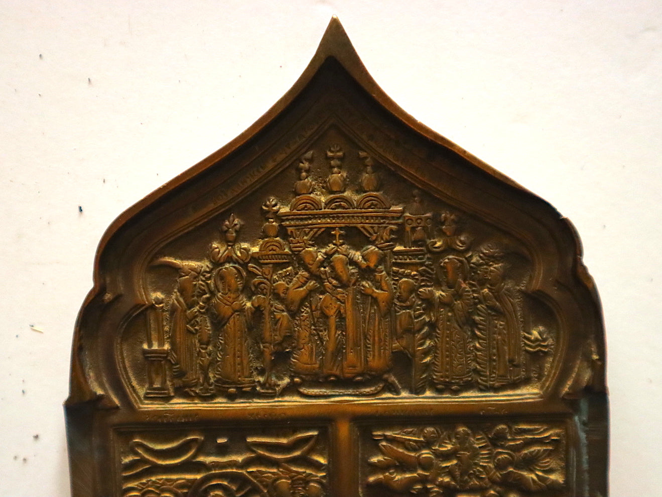Antique, 19th century, Orthodox Bronze icon | 4606 |