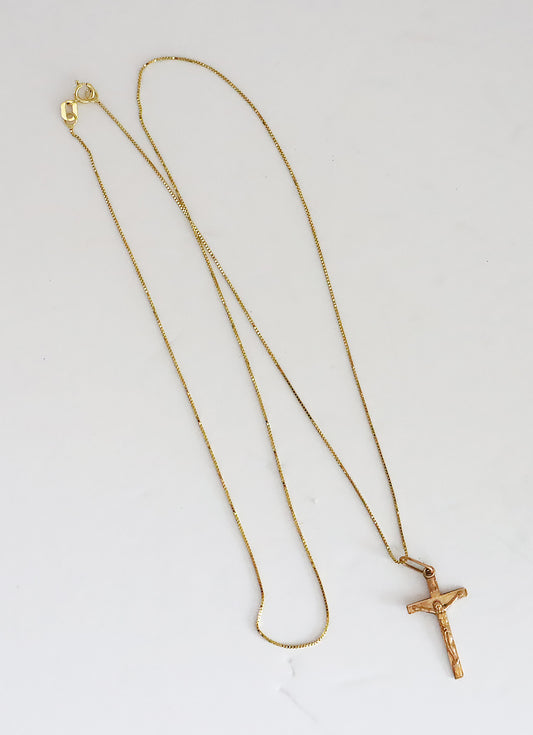 Gold Cross with Gold chain | 2383 |