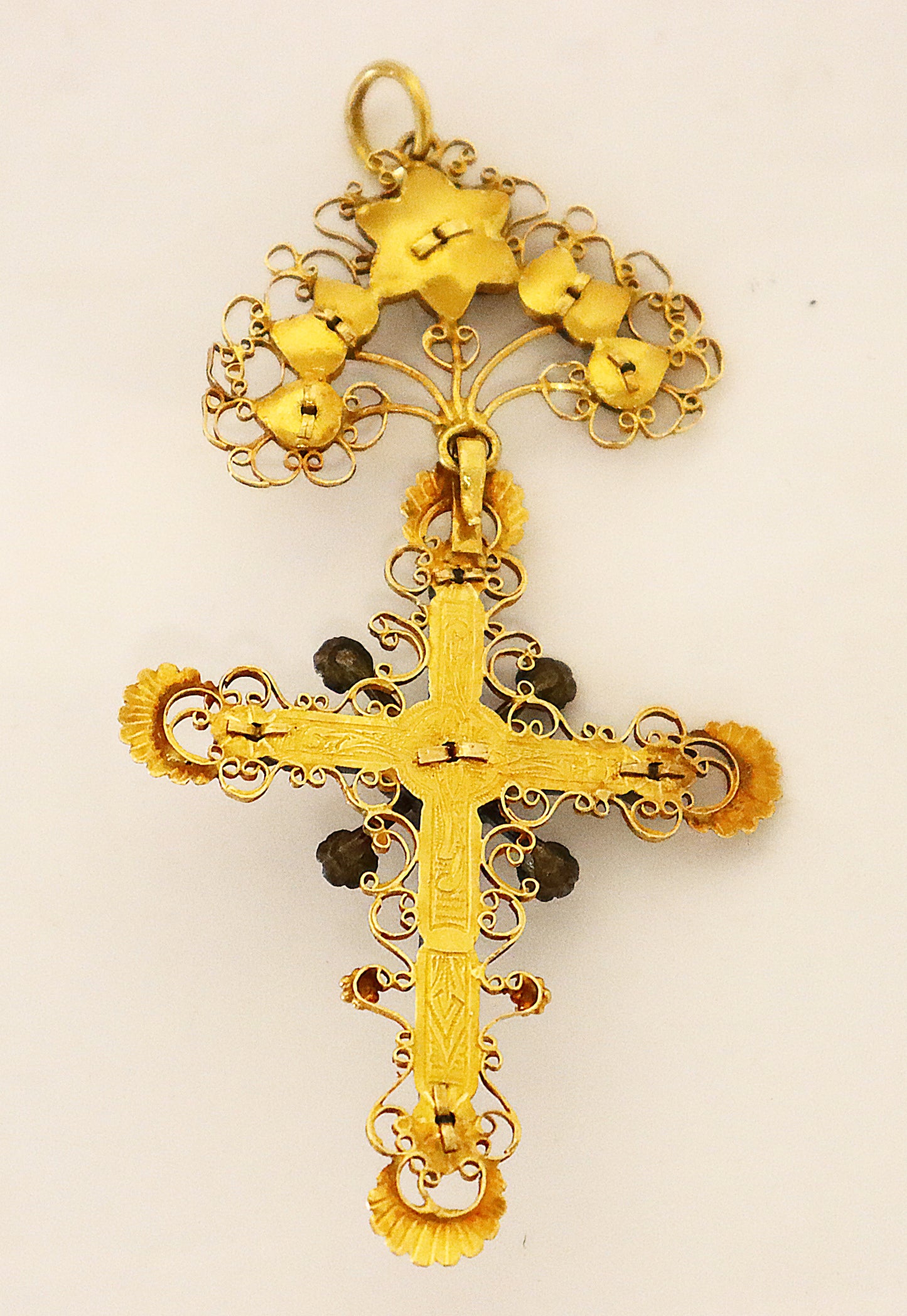 Antique, 14k Gold Victorian Cross | 2989 |