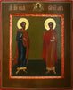 3957 | Russian Icon of Martyrs Florus & Laurus