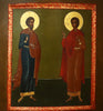 3957 | Russian Icon of Martyrs Florus & Laurus