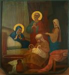 4477 | Russian Icon: NATIVITY OF VIRGIN