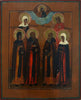 4531 | Antique, 19th century, Orthodox Russian Icon: SELECTED SAINTS