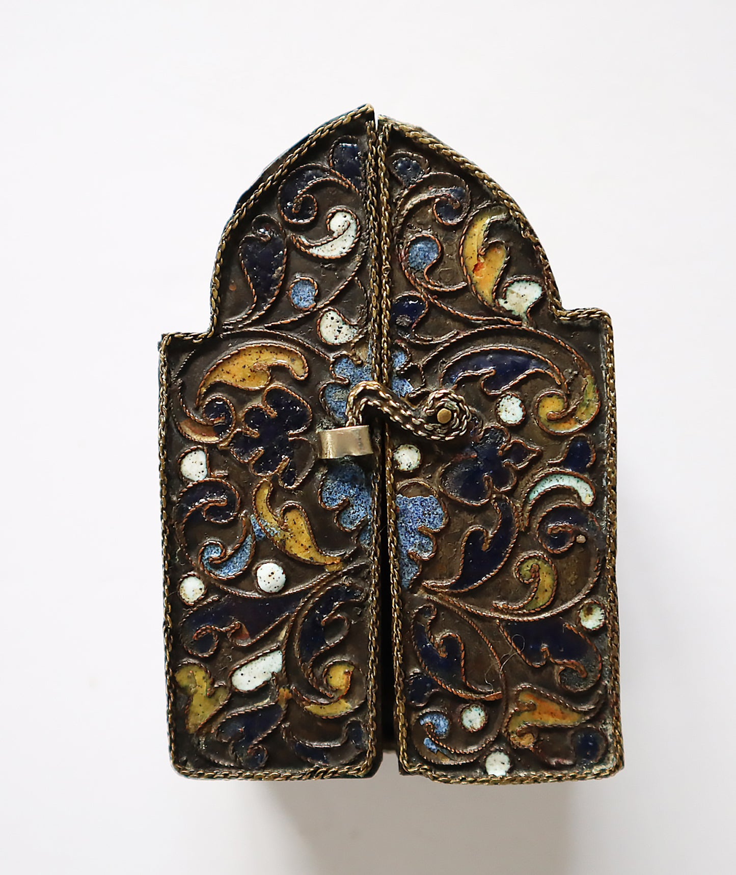 ANTIQUE 19c RUSSIAN PAINTED ICON: Triptych icon of the Diesis | 5114 |