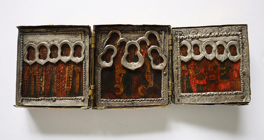 Antiques, Orthodox, Russian icon: A triptych icon | 5115 |