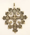 5143 | Antiques, Orthodox, Silver Pectoral cross 17th century