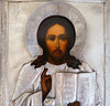 5158 | Antique 19th century, Orthodox Russian icon: Jesus Christ