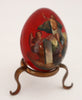 5213 | Antique, 19th c. Papier-Mache And Lacquer Easter Egg Showing The Descent Into Hell
