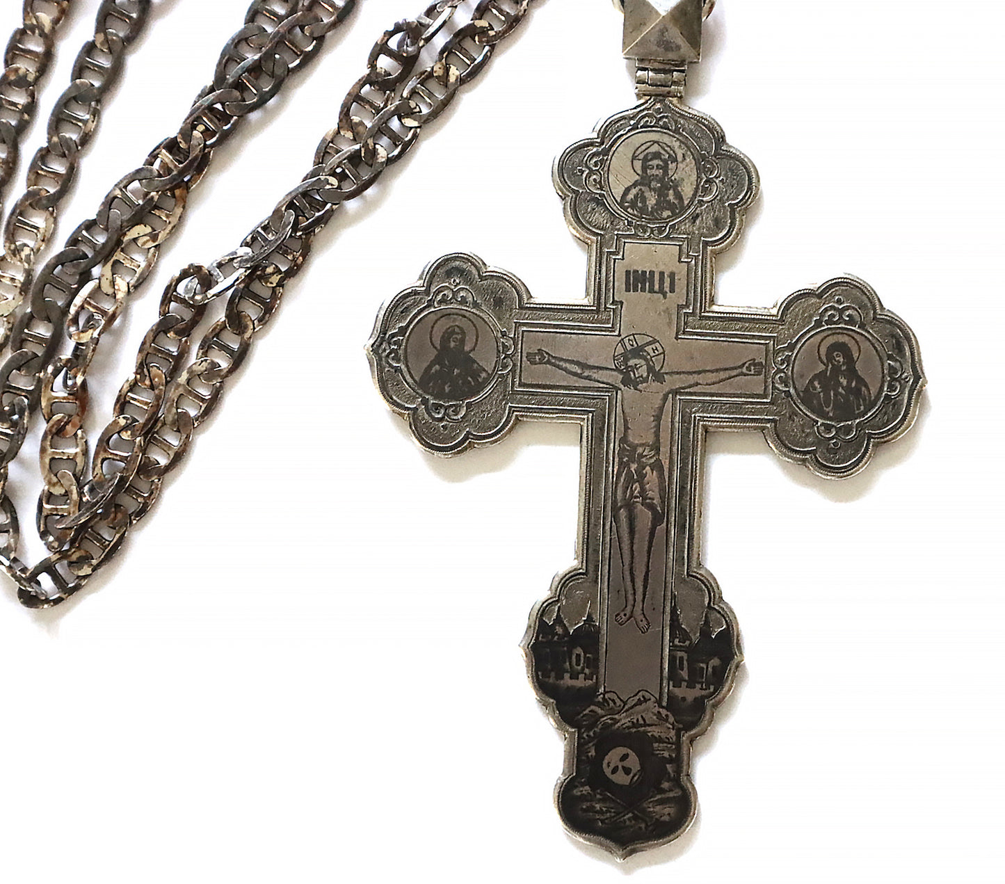 Silver and niello priest's pectoral cross. | 5248 |