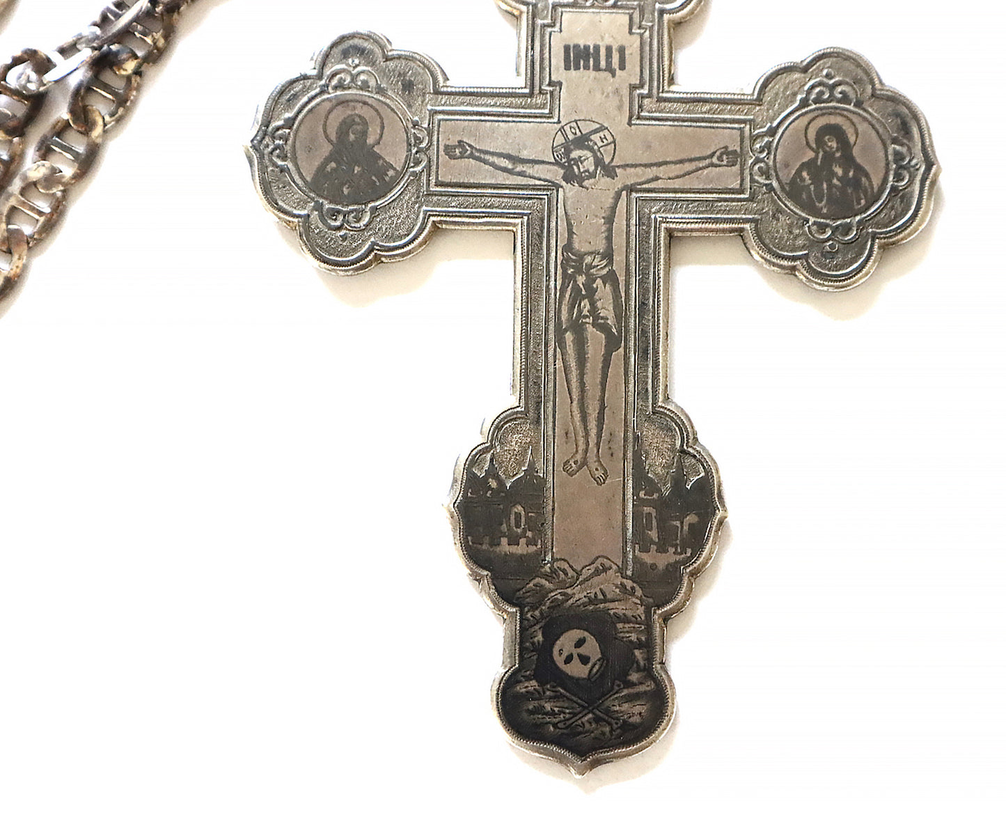 Silver and niello priest's pectoral cross. | 5248 |