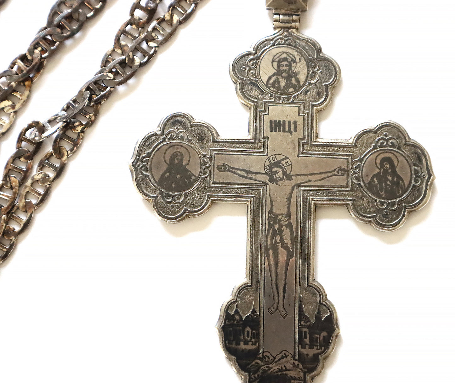 Silver and niello priest's pectoral cross. | 5248 |