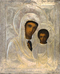 5345 | Antiques, Orthodox, Russian icon: Kazan Mother of God