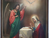 5411 | Antiques, Orthodox, Russian icon: The Annunciation
