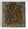 5456 | Antiques, Orthodox, Russian Bronze icon: John Baptist with enamel.