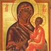5492 | Antiques, Orthodox, Russian icon: Tichvinskaya Mother of God