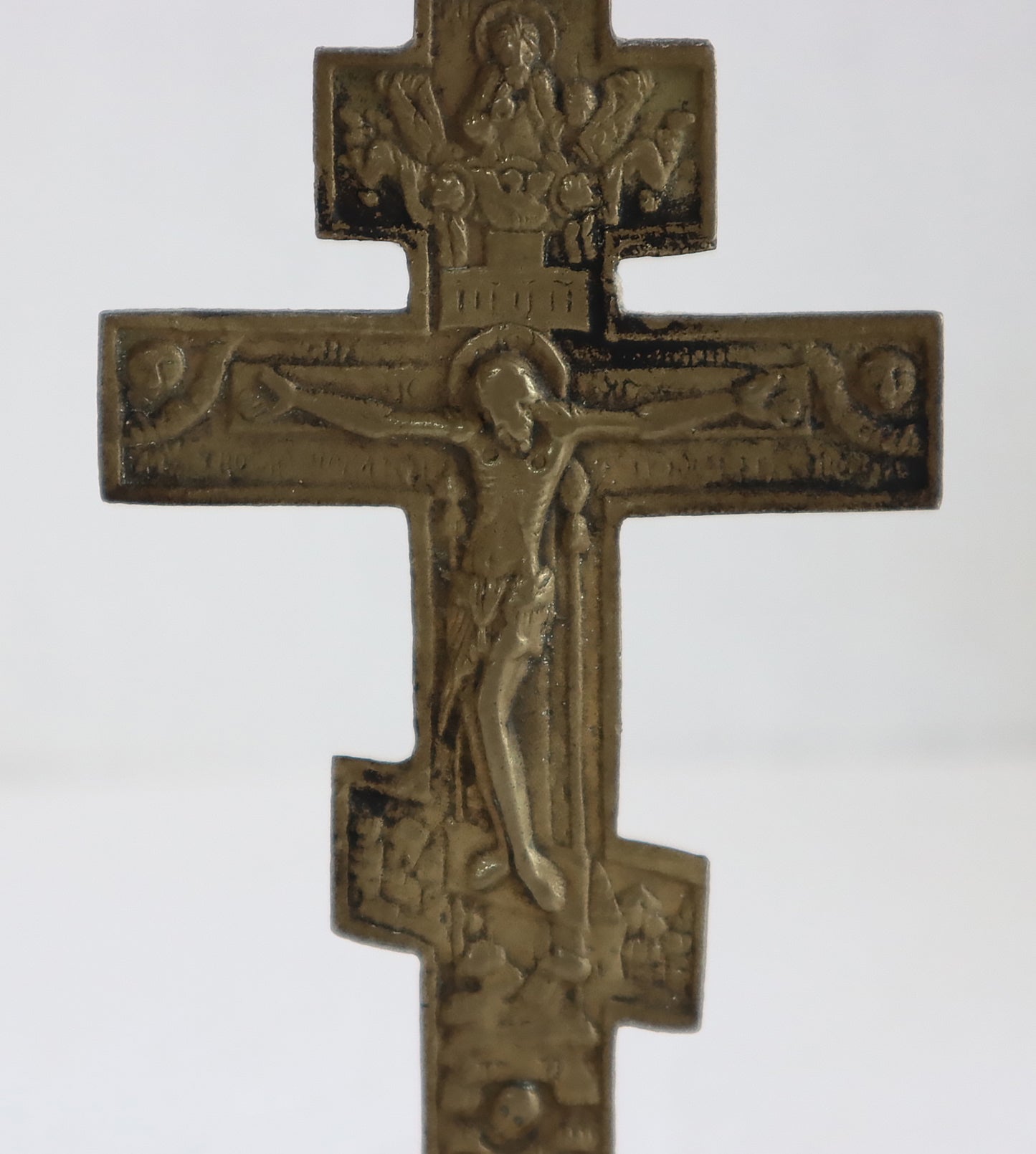 Antiques, Orthodox, Russian Bronze icon: Icon-cross. | 5563 |