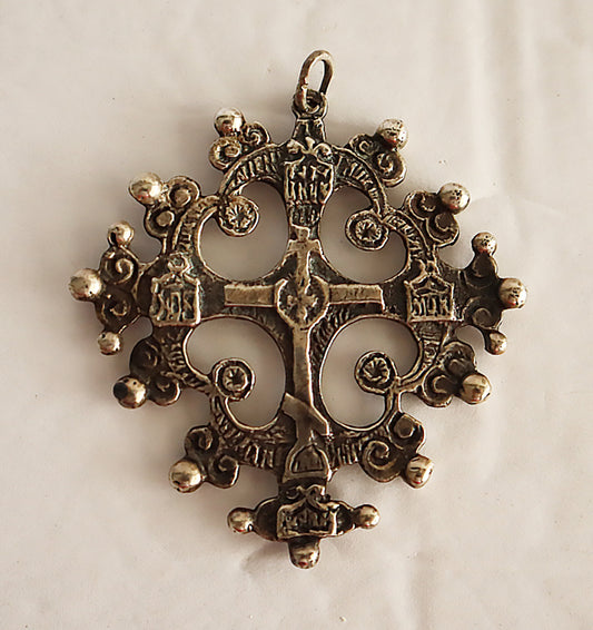 Antiques, Orthodox, Silver Pectoral cross 17th century | 5644 |