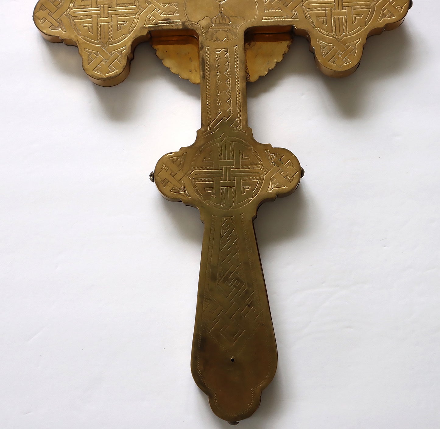 5671 | Antiques, Orthodox, Russian icon-bronze cross