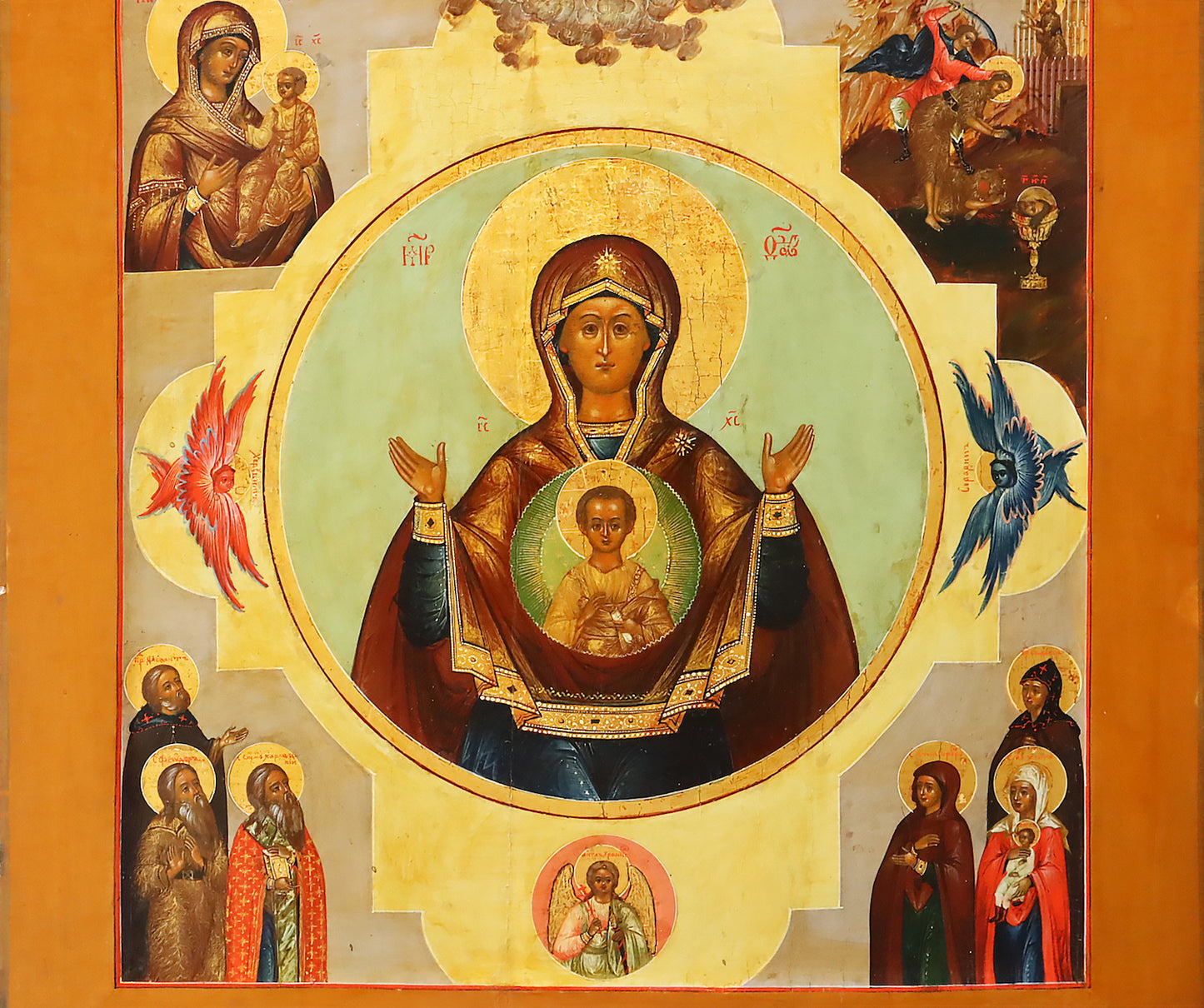 RUSSIAN ICON, THE SIGN Mother of God, 19TH C | 5695 |