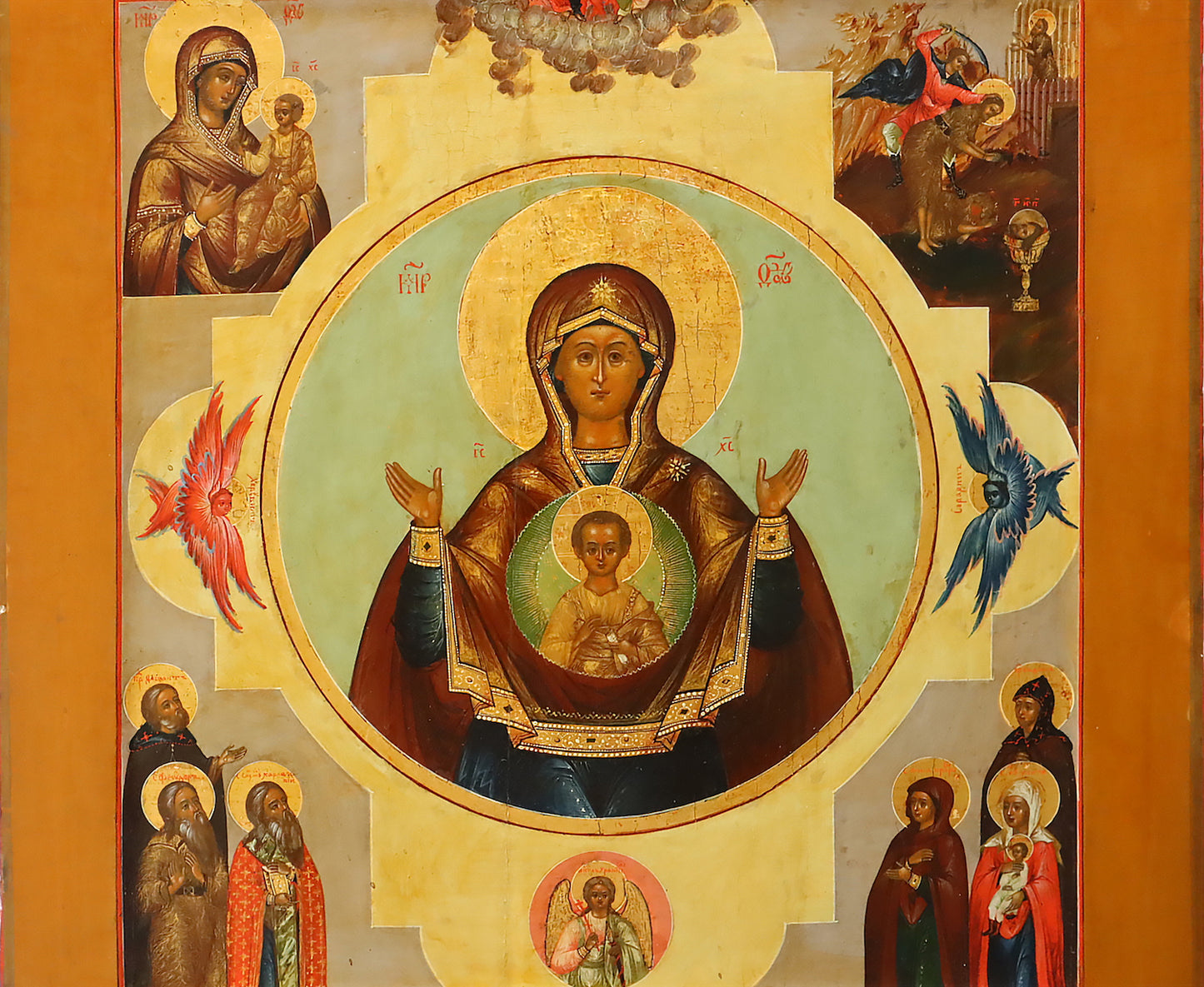 RUSSIAN ICON, THE SIGN Mother of God, 19TH C | 5695 |