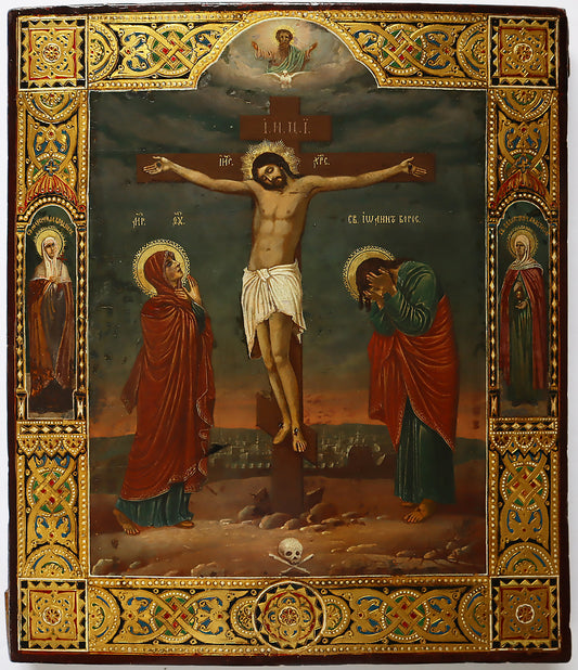 Russian Christian, Orthodox Icons: Crucifixion of Jesus Christ | 5726 |