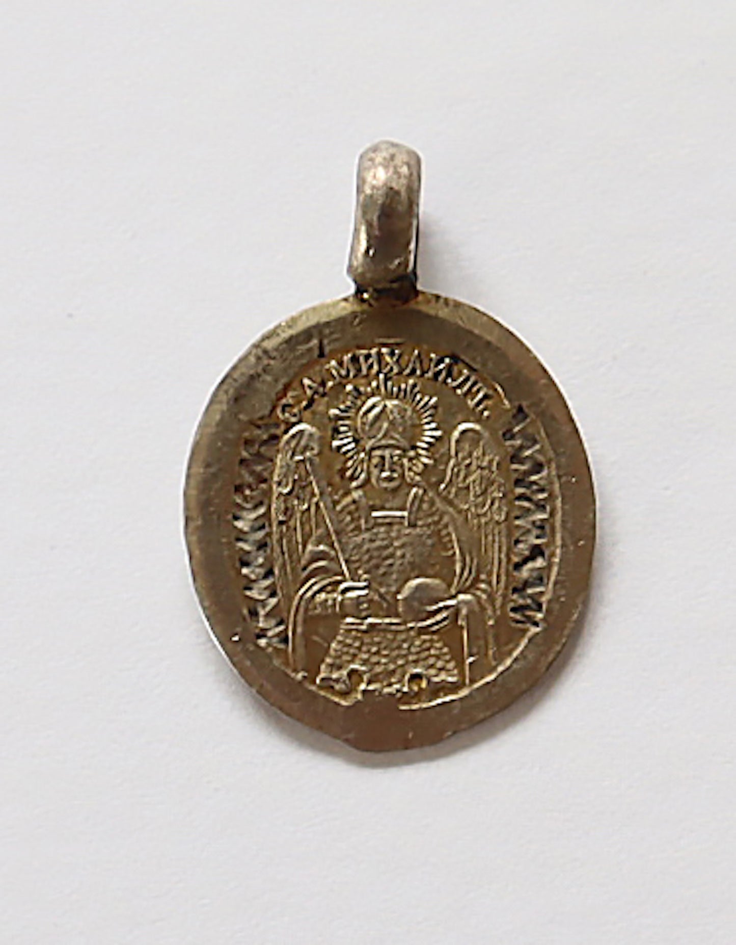 Small Icon-pendant: Great Martyr Barbara and Archangel Michael | 5742 |
