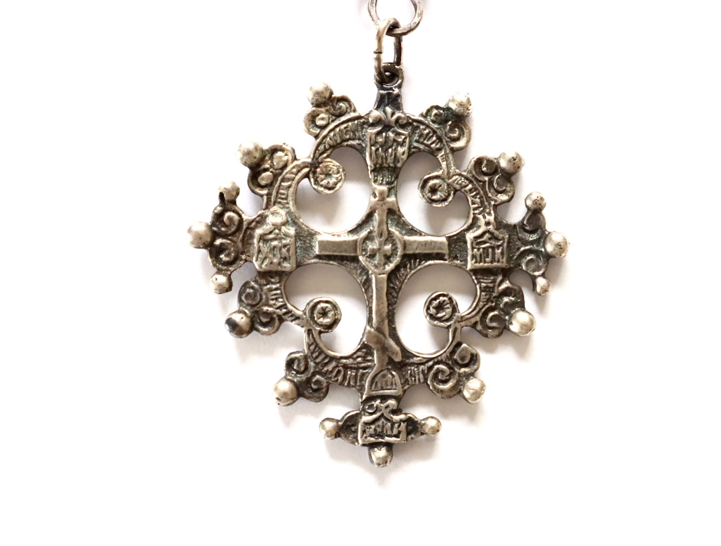Antiques, Orthodox, Silver Pectoral cross 17th century | 5644 |