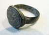 0333 | Superb Authentic Ancient Antiquities Bronze Ring Astrological Ring Byzantine, 7th -11th century AD