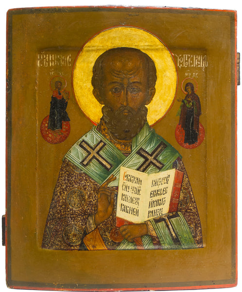 3591 | Russian Icon of Saint Nicholas