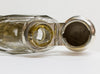 3651 | Antique , English Silver & Glass Flask, 1818
