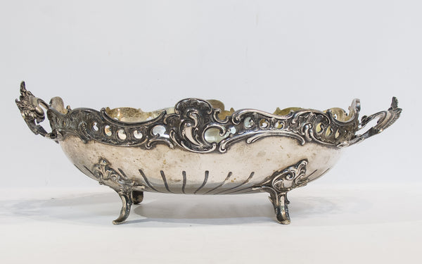 4257 | Antique German Silver Vase, 19th century