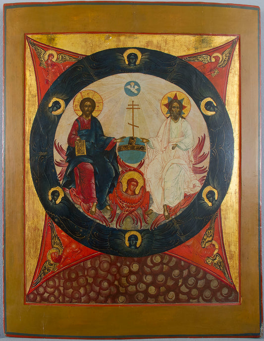 4466 | Russian Icon: NEW TESTAMENT TRINITY