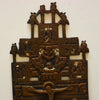 4566 | Antique, 19th century, Orthodox Russian Bronze Icon-Cross