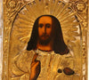 4926 | Antique 19th century, Orthodox Russian Icon of Christ Pantocrator