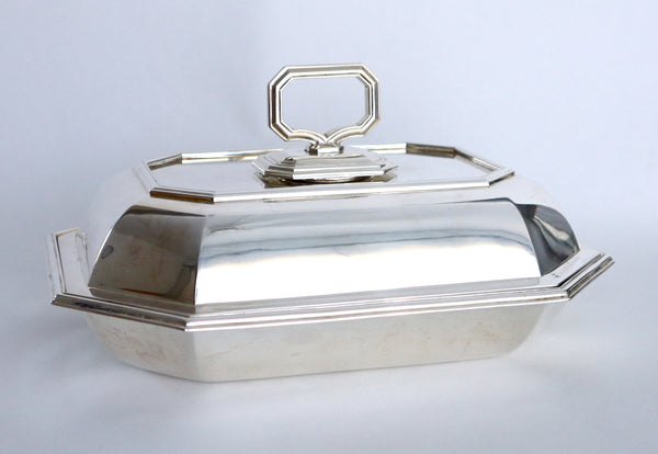 4992 | Antique George V Sterling Silver Covered Entrée Dishes